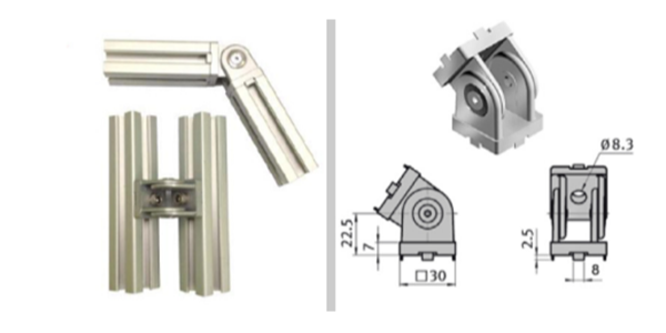 鋁型材配件活動鉸鏈的用途你知道多少？