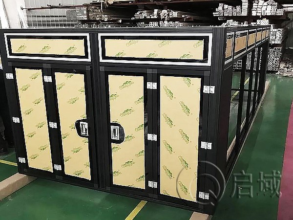 黑色工業鋁型材機罩